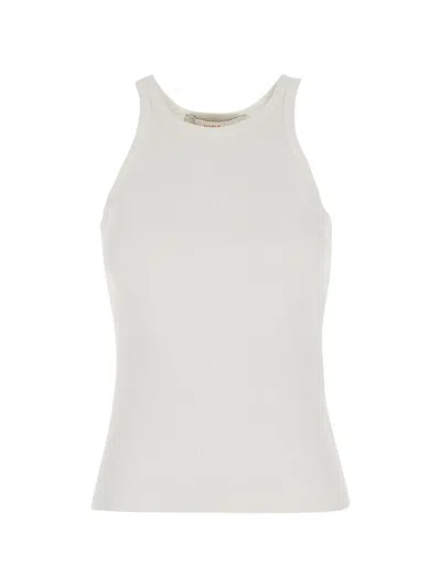 Jucca Ribbed Top In White