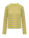 Jucca Striped Longsleeves In Yellow