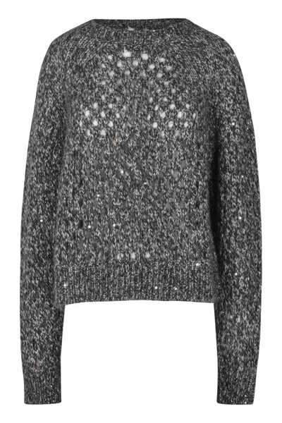 Jucca - Shirt - 460866 - Black/grigio In Nero/grigio
