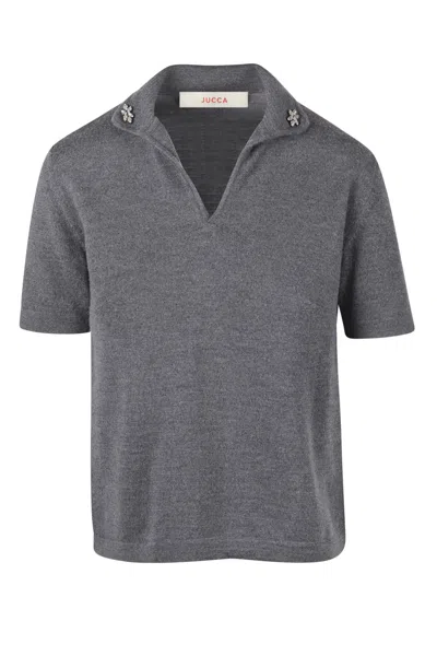 Jucca - Shirt - 461626 - Anthracite In Antracite