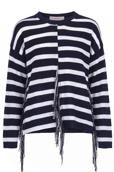 Jucca - Shirt - 471732 - Blue/white In Blu/bianco
