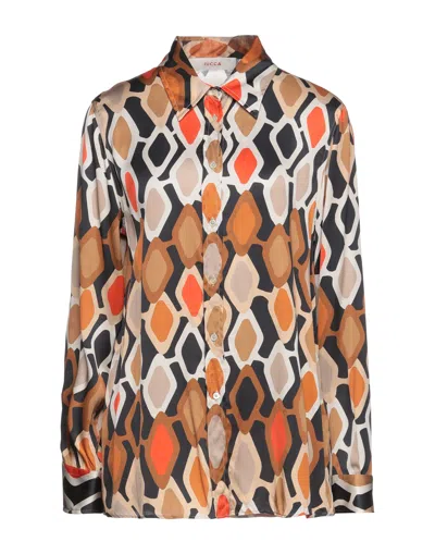 Jucca Shirts In Camel