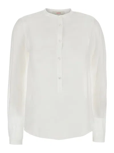 Jucca Silk Cotton Shirt In White