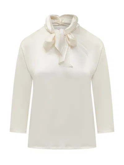 Jucca Silk Top In White