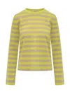Jucca Striped Longsleeves In Green
