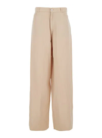 Jucca Tencel Pants In Brown