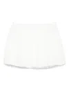 Jucca Thigh-length Cotton Mini Skirt With Flared Hem