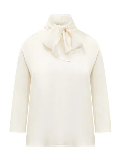 Jucca Top With Bow In Panna