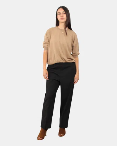 Jucca Trousers  With Elastic Back - 003 Black