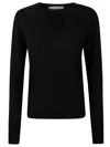 Jucca V-neck Pullover In Black