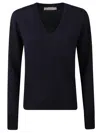 Jucca V-neck Pullover In Blue