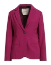Jucca Single-breasted Jacket In Purple
