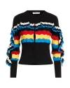 Jucca Woman Cardigan Black Size L Cotton