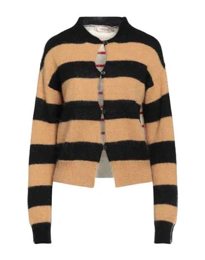 Jucca Woman Cardigan Black Size L Wool, Polyamide, Alpaca Wool, Mohair Wool