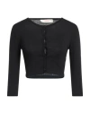 Jucca Woman Cardigan Black Size Xl Viscose, Polyamide In Black