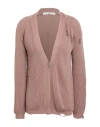 Jucca Woman Cardigan Chocolate Brown Size S Cotton In Brown