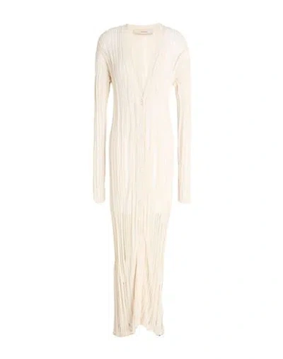 Jucca Woman Cardigan Cream Size M Cotton In White