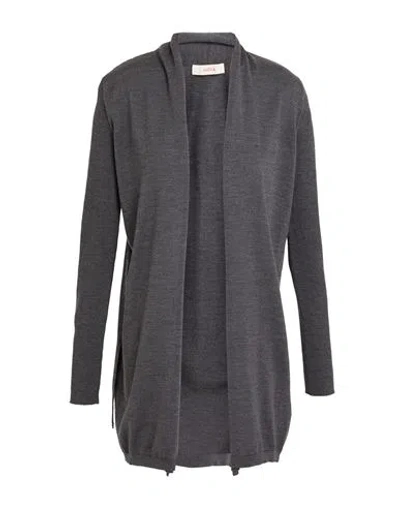 Jucca Woman Cardigan Grey Size Xl Virgin Wool
