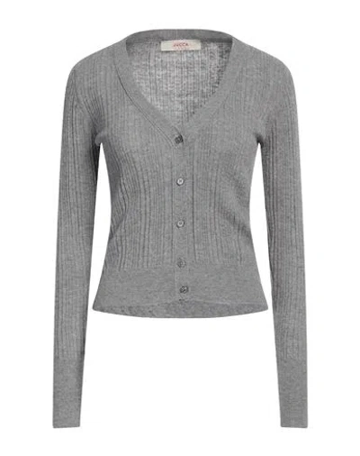 Jucca Woman Cardigan Light Grey Size S Alpaca Wool, Polyamide