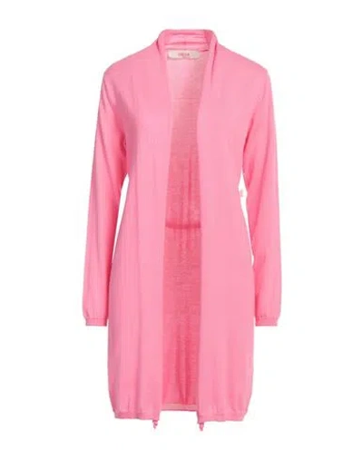 Jucca Woman Cardigan Pink Size Xl Cotton