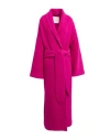 Jucca Woman Coat Fuchsia Size 8 Virgin Wool In Pink