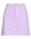 Jucca Denim Skirts In Purple