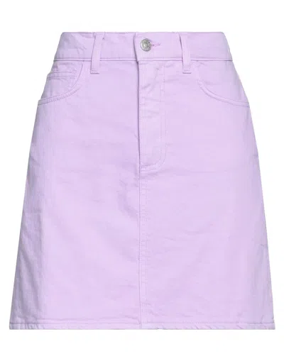 Jucca Denim Skirts In Purple