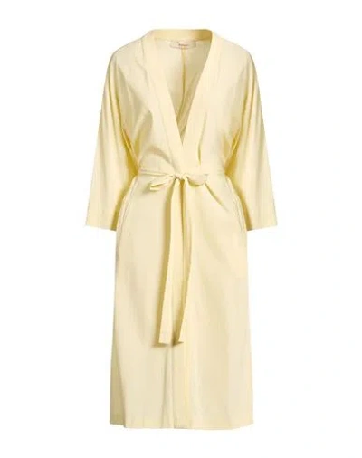 Jucca Woman Jacket Pastel Yellow Size 6 Viscose, Elastane