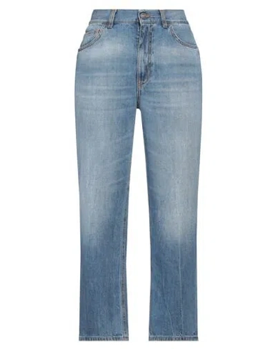 Jucca Woman Jeans Blue Size 30 Cotton