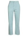 Jucca Woman Jeans Sky Blue Size 30 Cotton In Blue