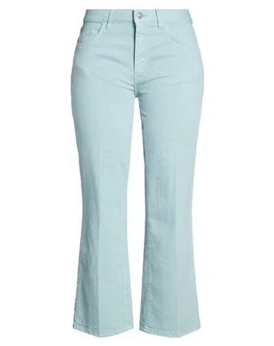 Jucca Woman Jeans Sky Blue Size 30 Cotton, Elastane