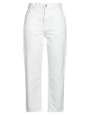 Jucca Woman Jeans White Size 30 Cotton