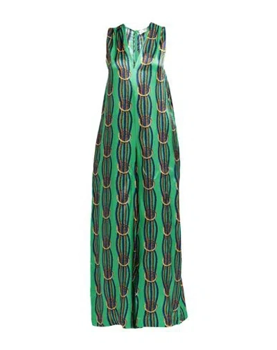 Jucca Woman Jumpsuit Green Size 4 Viscose