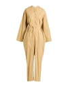 Jucca Woman Jumpsuit Sand Size 4 Cotton In Gold