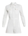 Jucca Woman Jumpsuit White Size 4 Cotton