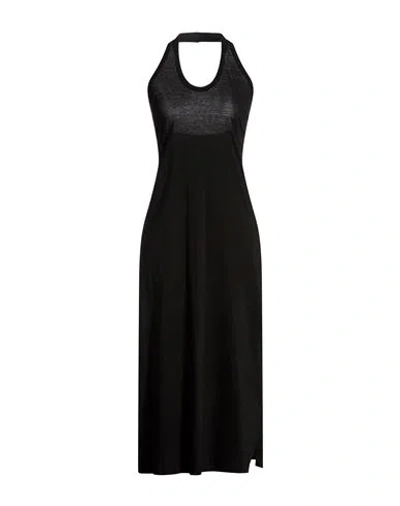 Jucca Woman Maxi Dress Black Size S Cotton