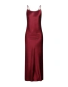 Jucca Woman Maxi Dress Burgundy Size 6 Polyester In Red