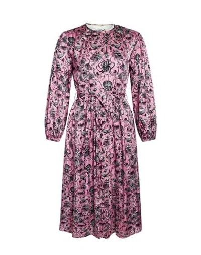 Jucca Woman Maxi Dress Fuchsia Size 2 Viscose In Pink