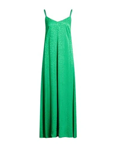 Jucca Woman Maxi Dress Green Size 6 Viscose