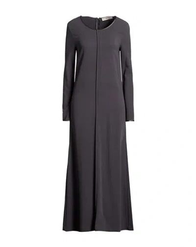 Jucca Woman Maxi Dress Grey Size 6 Viscose, Elastane In Multi