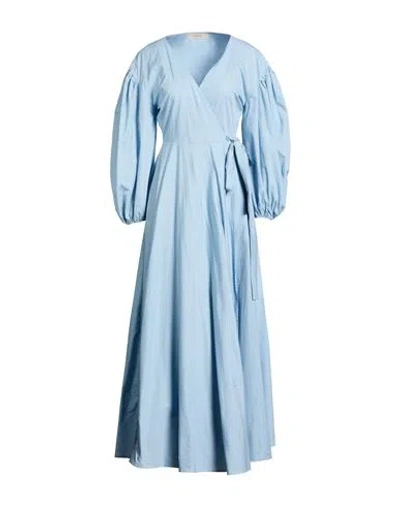 Jucca Woman Maxi Dress Light Blue Size 2 Cotton