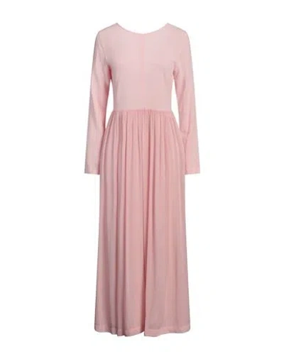Jucca Woman Maxi Dress Pink Size 6 Viscose, Elastane