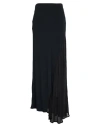 Jucca Woman Maxi Skirt Black Size 6 Acetate, Viscose In Black