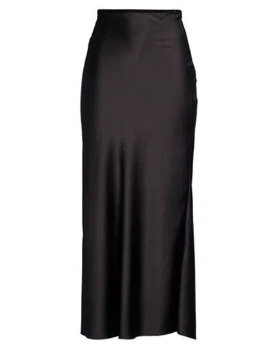 Jucca Woman Maxi Skirt Black Size 6 Polyester