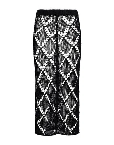 Jucca Woman Maxi Skirt Black Size Xs Cotton