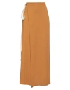 Jucca Woman Maxi Skirt Camel Size L Cotton In Beige
