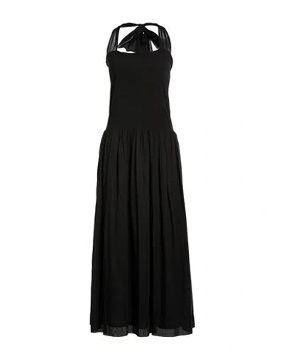 Jucca Woman Midi Dress Black Size 2 Cotton
