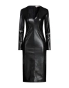 Jucca Woman Midi Dress Black Size 4 Polyester, Polyurethane