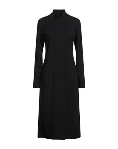 Jucca Woman Midi Dress Black Size 6 Viscose, Polyamide, Elastane