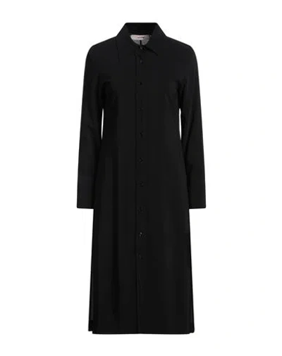 Jucca Woman Midi Dress Black Size 8 Viscose, Elastane